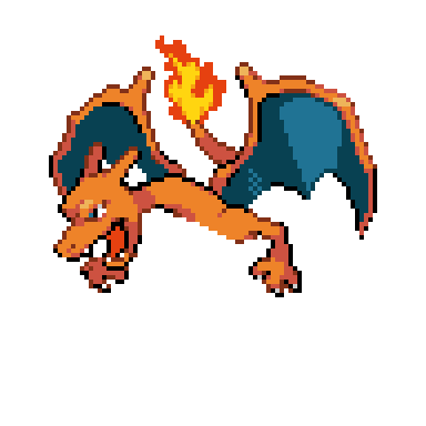 Charizard overseeing the Discord window